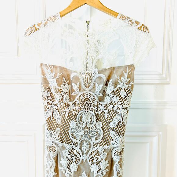 Bronx and Banco Bohemian Summer Dress in White NWT Size M - Picture 6 of 10